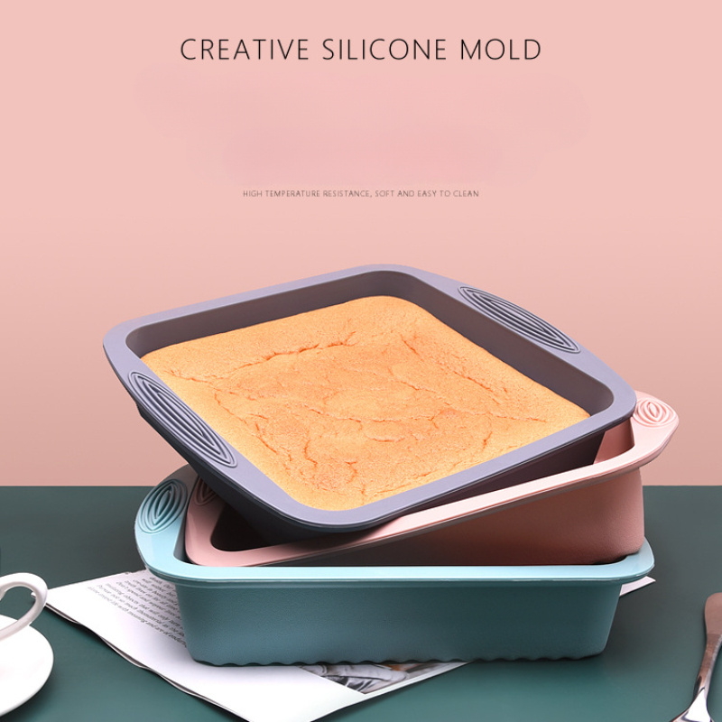 Square Silicone Cake Moulds, Square Silicone Mold For Baking Supplier