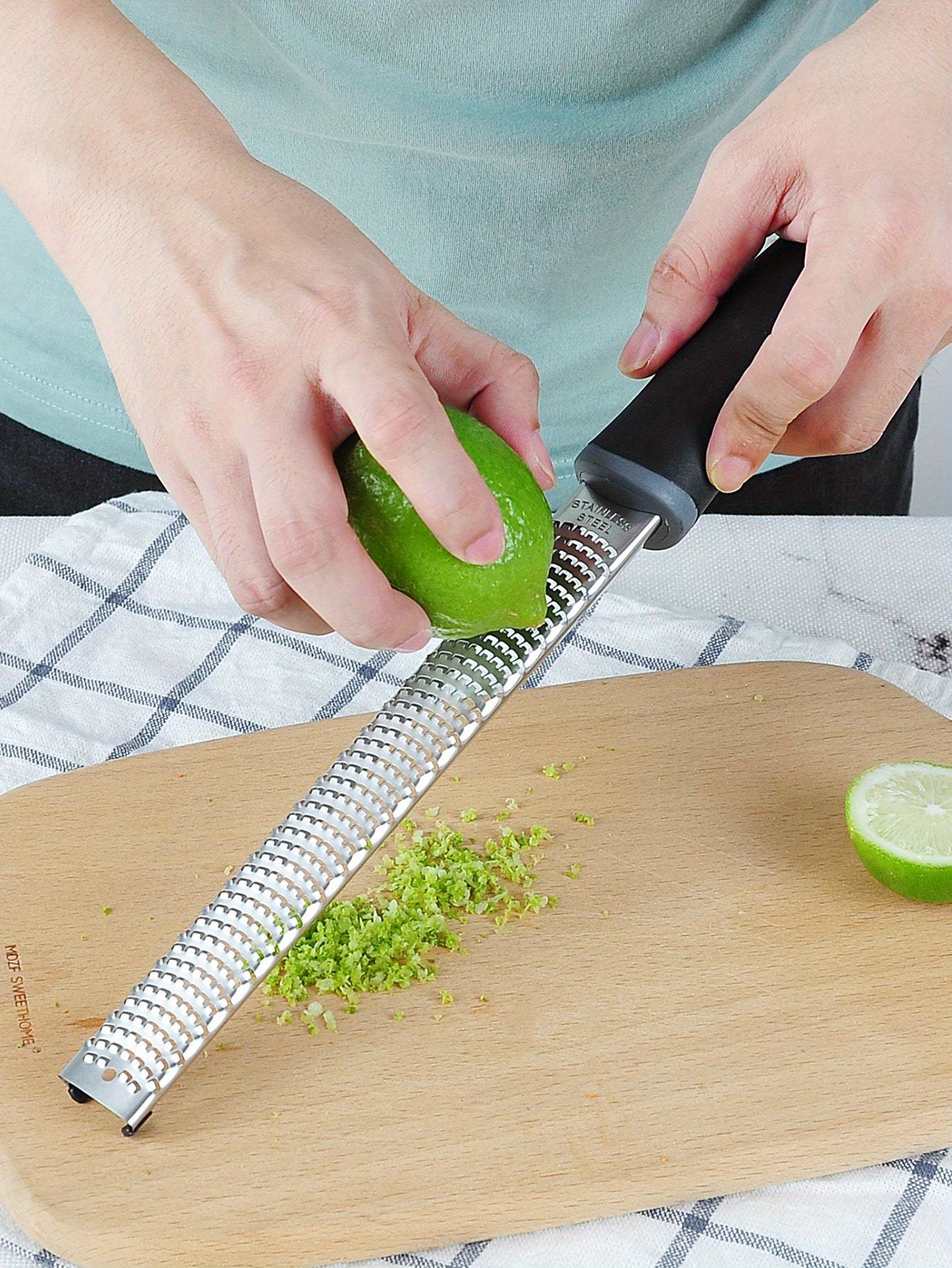 Lemon Zester, Cheese Grater, Multifunctional Stainless Steel Garlic Grater,  Manual Ginger Shredded, Household Creative Cheese Grater With Brush,  Vegetable Grater, Kitchen Stuff, Kitchen Gadgets - Temu