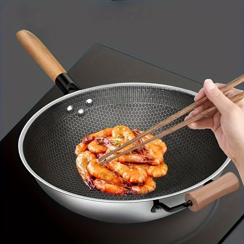 Uncoated Clay Pots and pans Micro pressure wok steamer cooking pot non  stick frying pan Gas induction cooker universal cookware