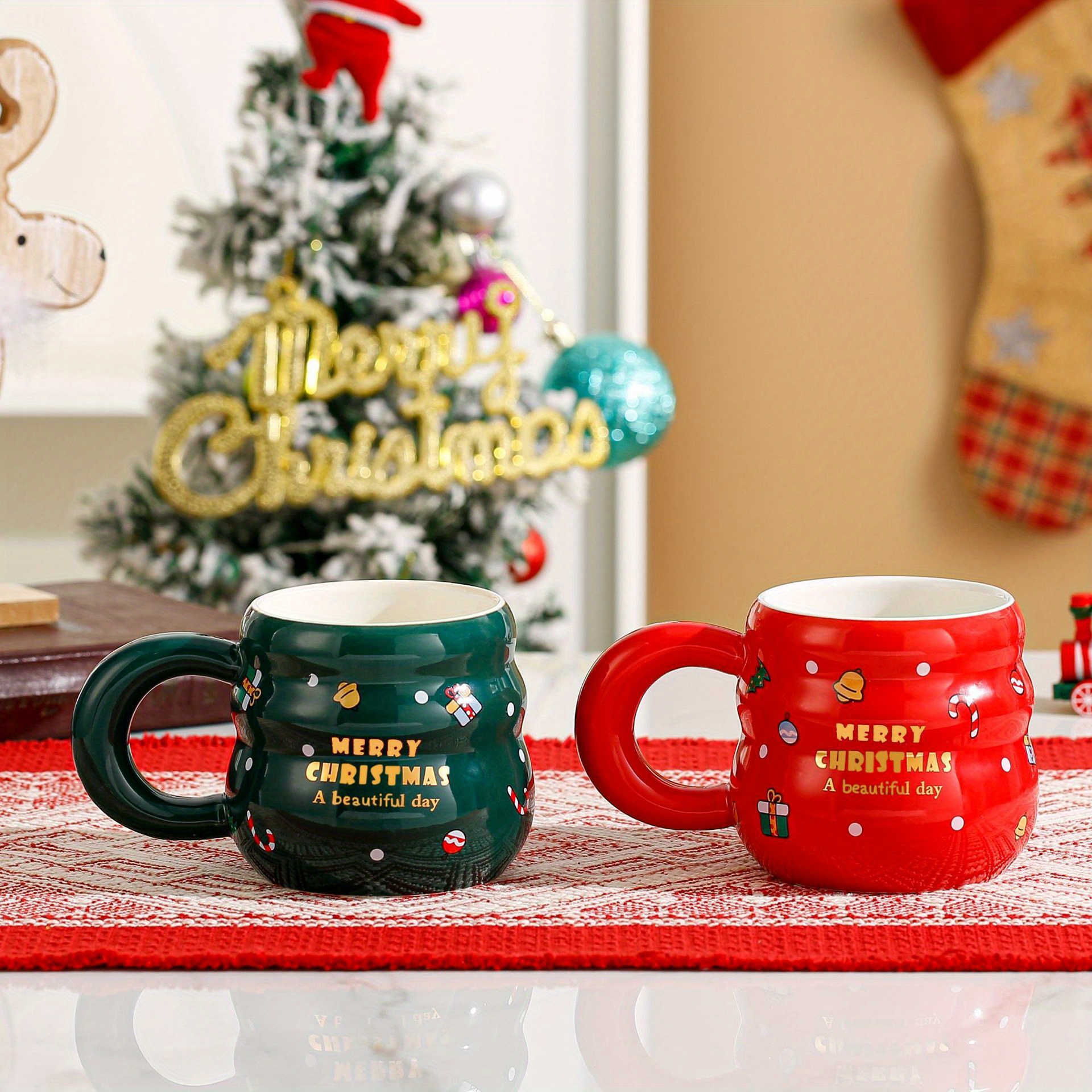 New Creative Christmas Cup High value Ceramic Cup Mug - Temu