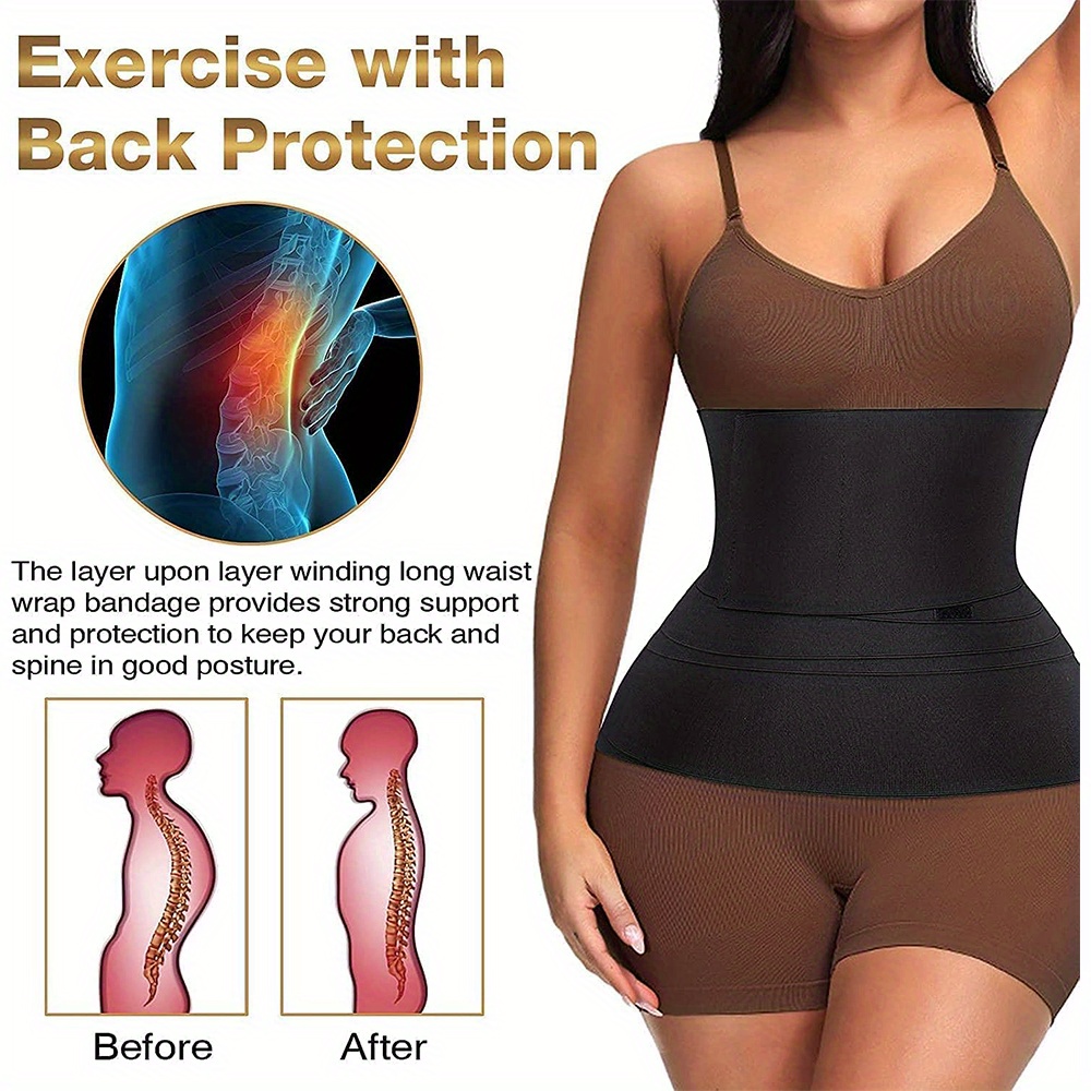 Waist Trainer Body Shaper Belt, Tummy Shapewear For Women, Belly Fat Burner  Elastic Belt