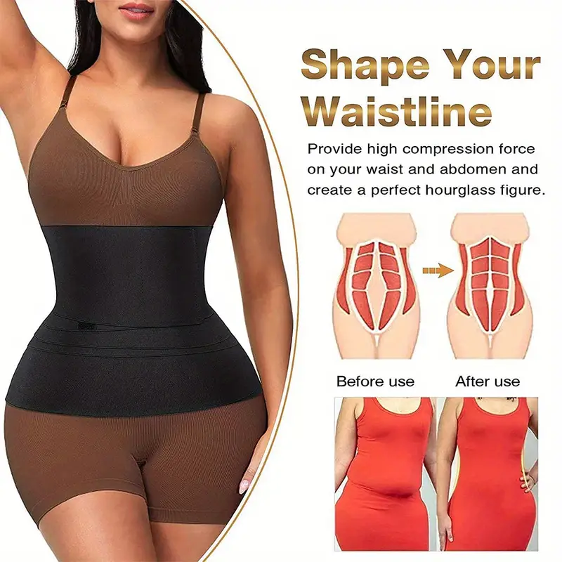 Waist Trainer Body Shaper Belt Tummy Shapewear Women Belly - Temu