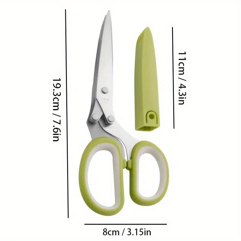 Multi-purpose Five-layer Scissors - Green