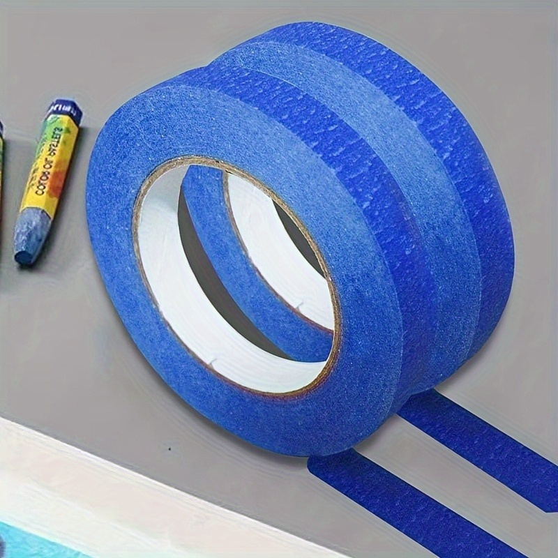  Blue Painters - Cinta adhesiva de 1 pulgada, adhesivo medio,  sin residuos, para bricolaje o pintor profesional (paquete de 6, 22 yardas  por rollo) : Herramientas y Mejoras del Hogar
