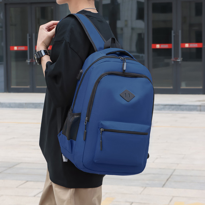 Large Capacity Casual Backpack With Usb Charging Port Travel - Temu