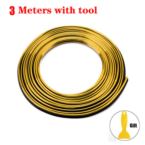 universal car moulding decoration flexible strips 118 11ininterior auto mouldings car cover trim dashboard door car styling