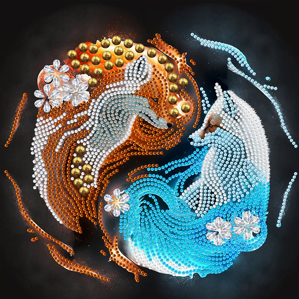 Creative Fish Pattern Diy Diamond Art Painting Kit Full - Temu