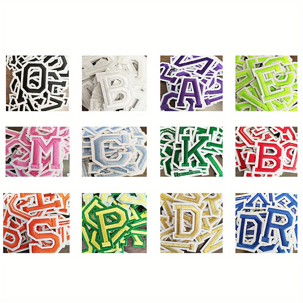 Alphabet Initial Letter Iron On Patches Faux Pearl - Temu