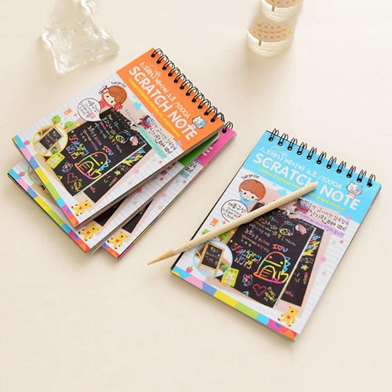 Retro Watercolor Paper for Drawing Painting Graffiti Coiling Black Paper  Sketch Book Memo Pad Notebook Office School Art Gift - Price history &  Review, AliExpress Seller - EVAL Paint Brush Store