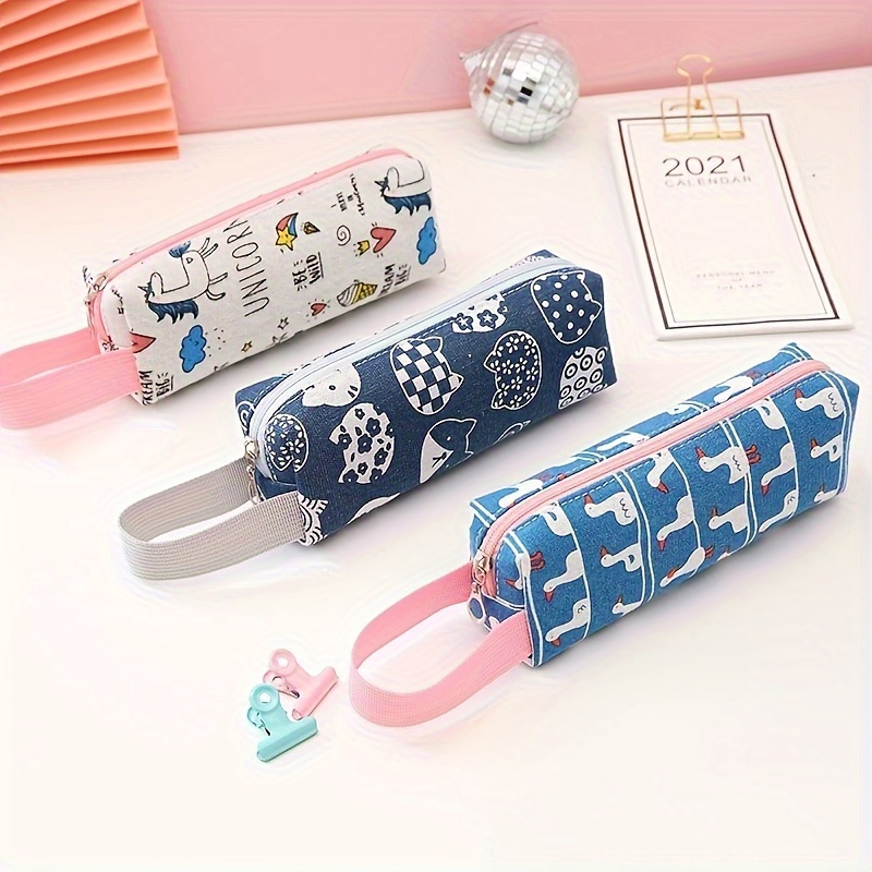 Large Capacity Pencil Case Office College School Stationery - Temu