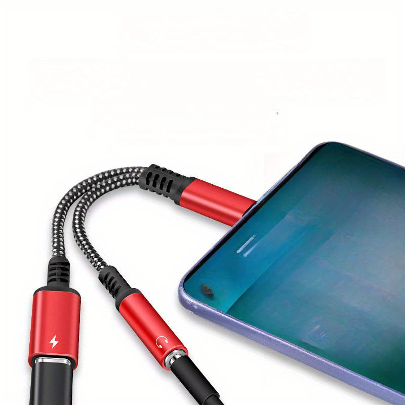 Apple iPhone 12 Pro Max Lightning To 3.5mm Splitter Dongle DAC Stereo Kit  With Car Charger Audio And Power Cable