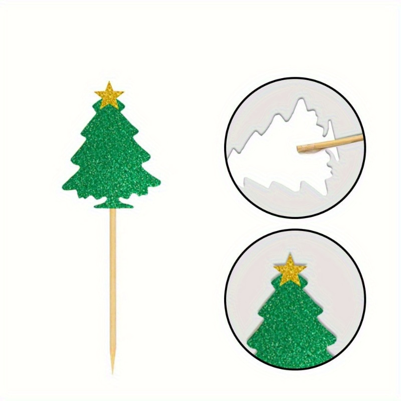 Christmas Cupcake Liners Elk Christmas Tree Snowman - Temu