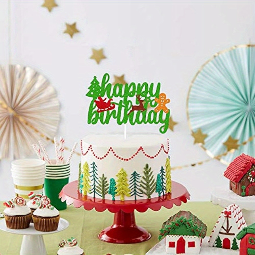 baking decorative cake topper happy birthday