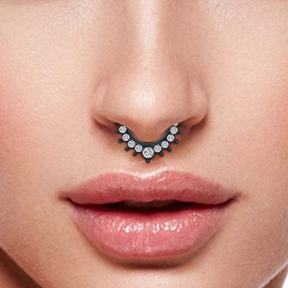 Fake clip on hot sale nose ring