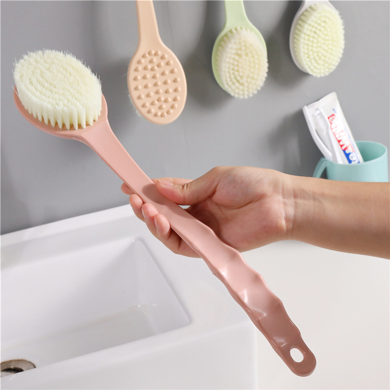 Body Brush Scrubber, Body Scrubber, Creaetive Body Brush Scrubber, Shower  Brush With Soap Dispenser, Body Brush, Shower Brush, Bath Accessories,  Bathroom Supplies Beach Vacation Essentials - Temu