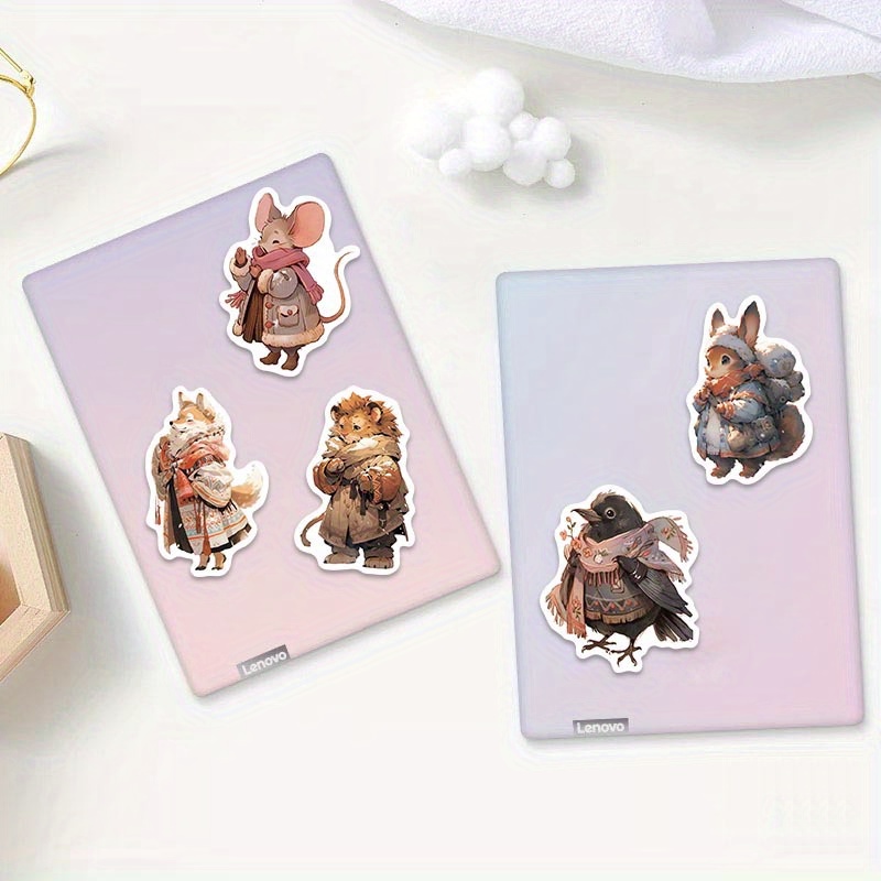 Forest Animals Paper Stickers