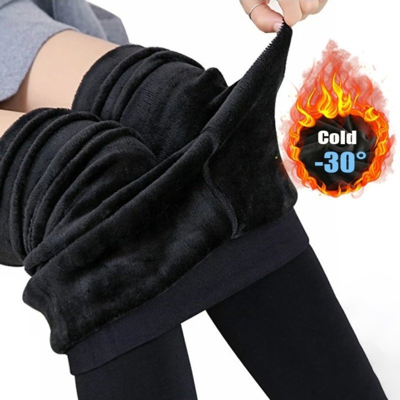 Women's Winter Warm Yoga Pants Thickened Fuzzy Sport - Temu