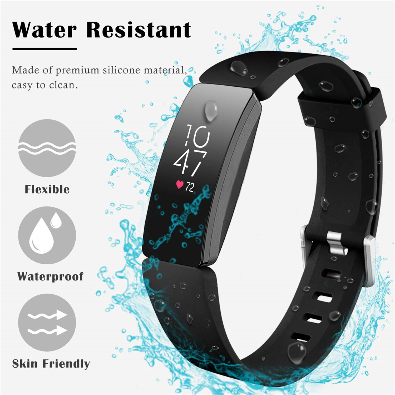packs strap compatible fitbit strap hr Temu New Zealand