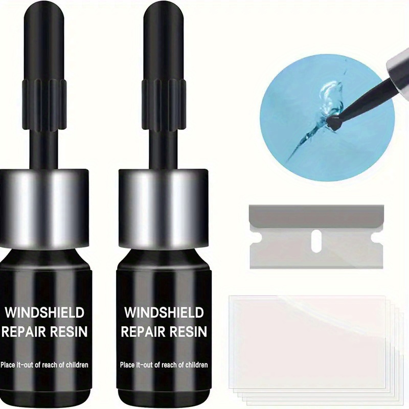 Windshield Repair Kit Fast Fix Glass Crack Repair Tool Fluid - Temu