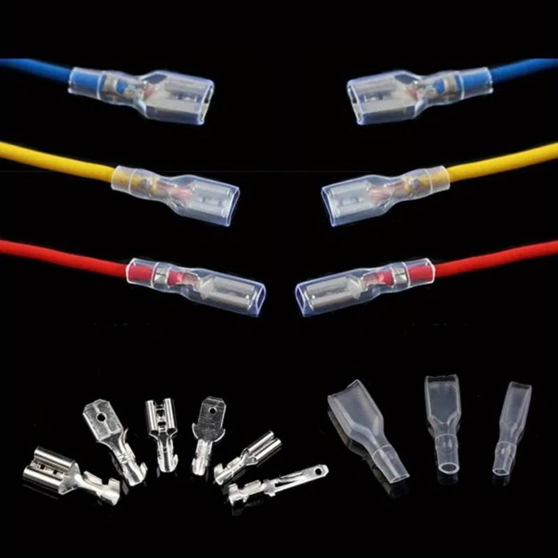 Stock Up Your Toolbox: 270-Piece Electrical Wire Crimp Connector Terminal Kit - Assorted Male/Female Spade Terminals