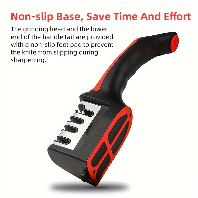 Knife Sharpener 4 Stages Professional Kitchen Sharpening Stone Grinder  Knives Whetstone Tungsten Diamond Ceramic Sharpener Tool - Temu