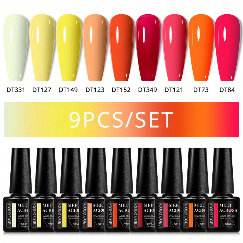 Color Gel Polish Set Popular Series Nail Polish Smooth - Temu