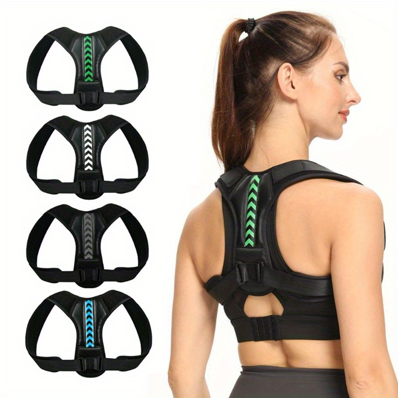 Brace Support Belt Adjustable Back Posture Corrector Clavicle Spine Back  Shoulder Lumbar Posture Correction Corset for Posture : : Health &  Personal Care