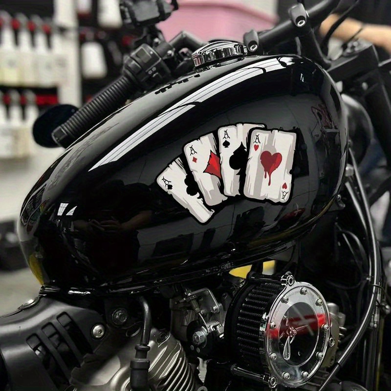 2 pegatinas Harley Davidson logo para casco moto tanque depósito