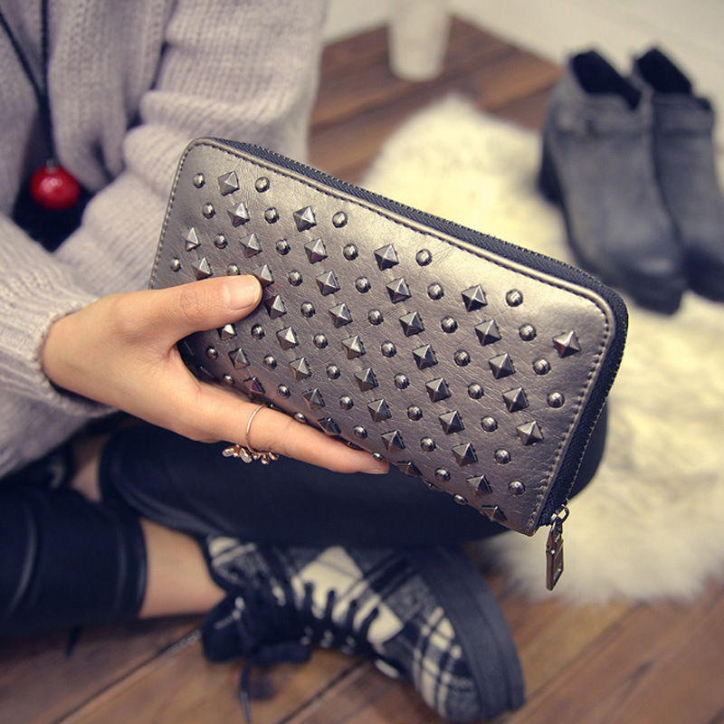 Studded wallet online