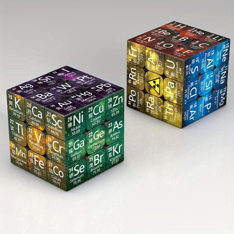 1pc Cube Magique Éléments Mathématiques Et Chimiques Douze - Temu Belgium