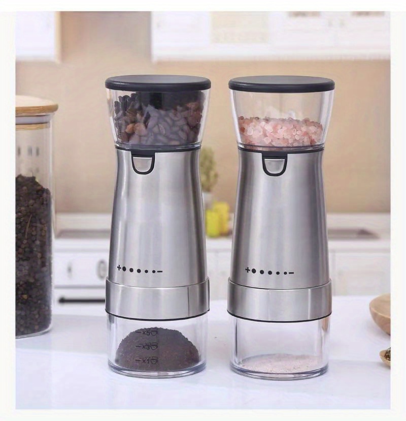 Electric Coffee Grinder, Usb Rechargeable Stainless Steel Manual Coffee  Mill Machine Bean Grinders Kitchen Accessories - Temu