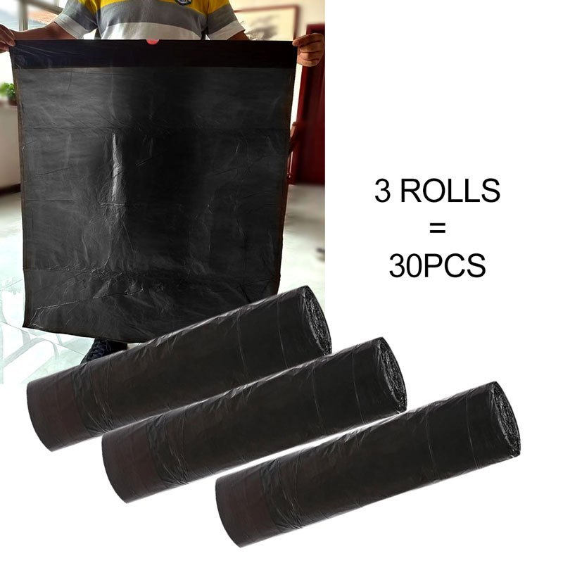 Drawstring Garbage Bag, Heavy Duty Disposable Garbage Bag, Large