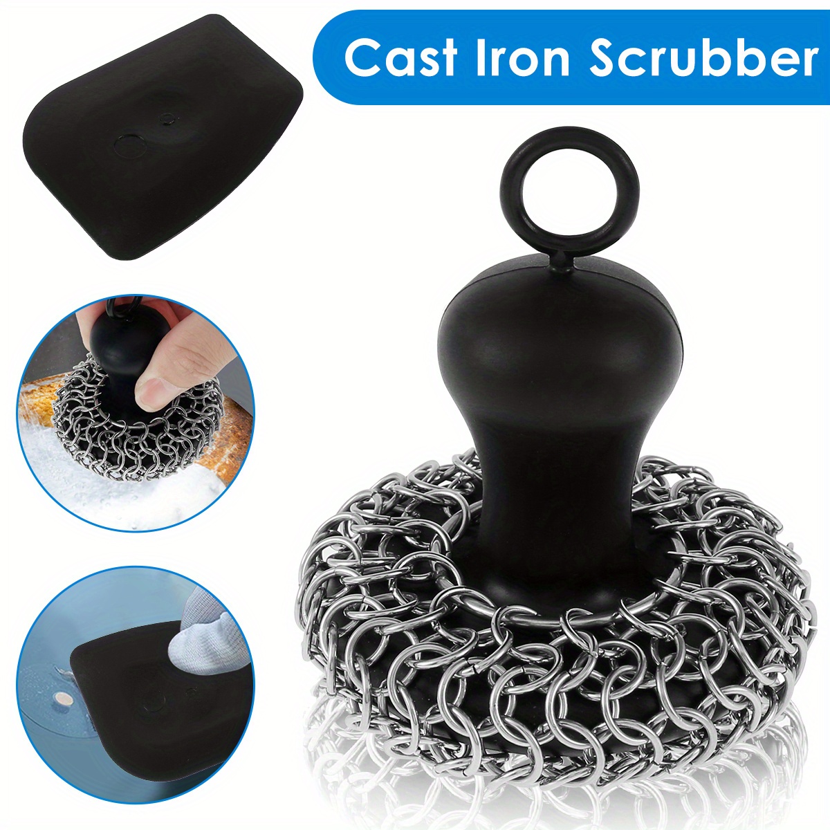 Cast Iron Chainmail Scrubber — The Perennial Homestead