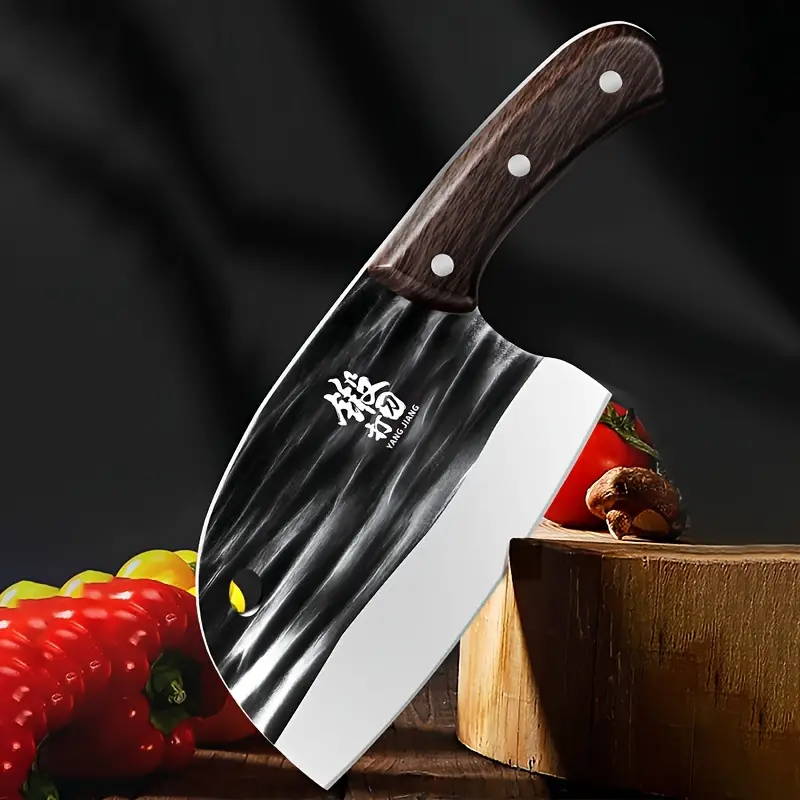 Kitchen Knife Household Forged Chopping Knife Round Head Sharp