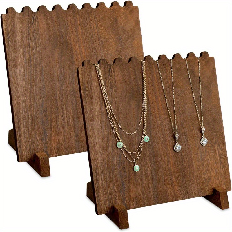 8 ideas de Colgador de madera para collares)  decoración de unas, colgador  de madera, organización de la joyería
