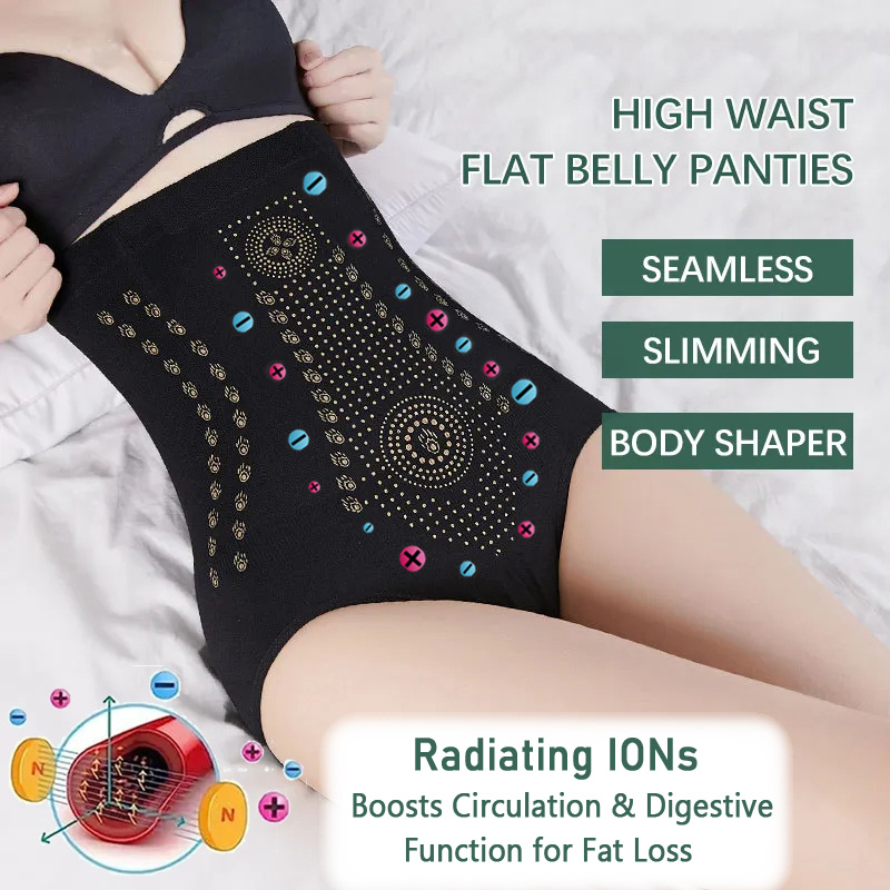 Women Seamless Body Shaper Fiber Restoration Hip Lift Shaper Graphene  Honeycomb Tightening Shapewear Tummy Control Flat Belly Safety Pants