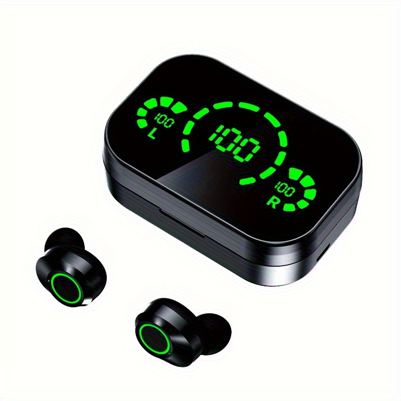 Wireless In-ear Earphones With Led Display And Noise Reduction_voghion.com