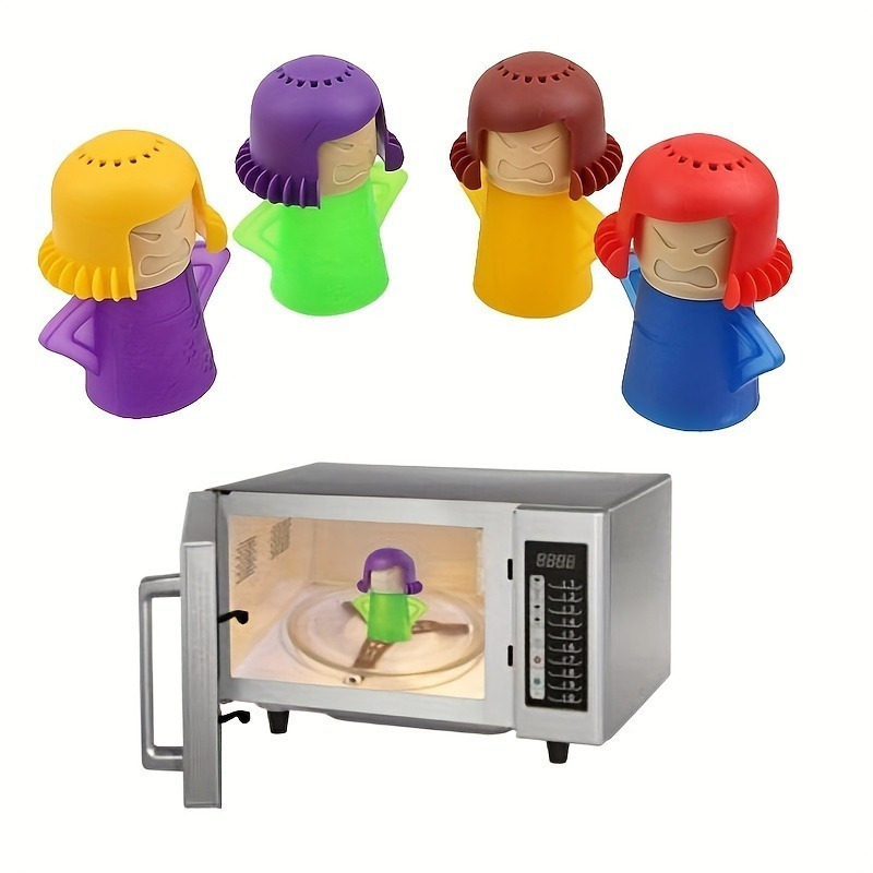 Angry Mama Microwave Oven Cleaner Steam Clean Kitchen Gadget Cooking Tool -  AliExpress