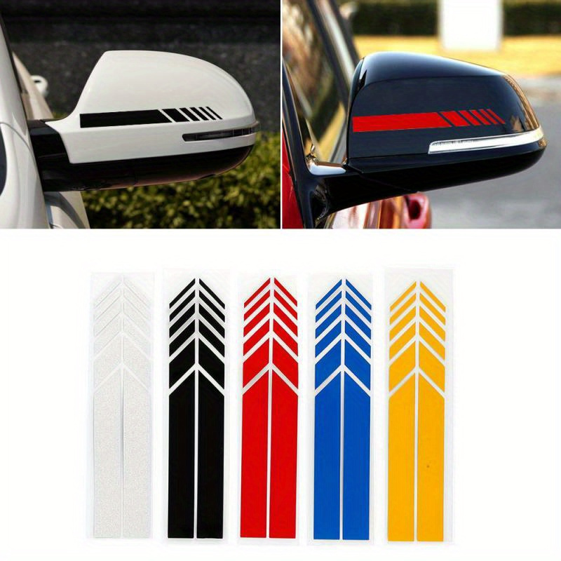 5 Pairs Aufkleber für den Rückspiegel Autoaufkleber Aufkleber für  Autospiegel