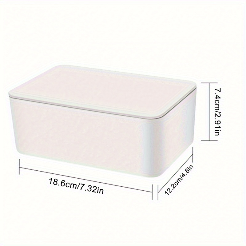 Feuchttücher Box mit Deckel,Taschentuchspender,Taschentuchbox für Zuhause  Büro Auto (Schwarz)