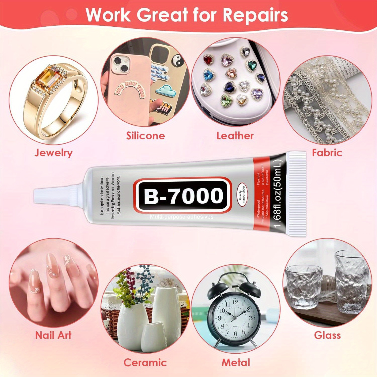 AD Beads Strong Super Glue for Jewelry Watch Repair Multi-Purpose