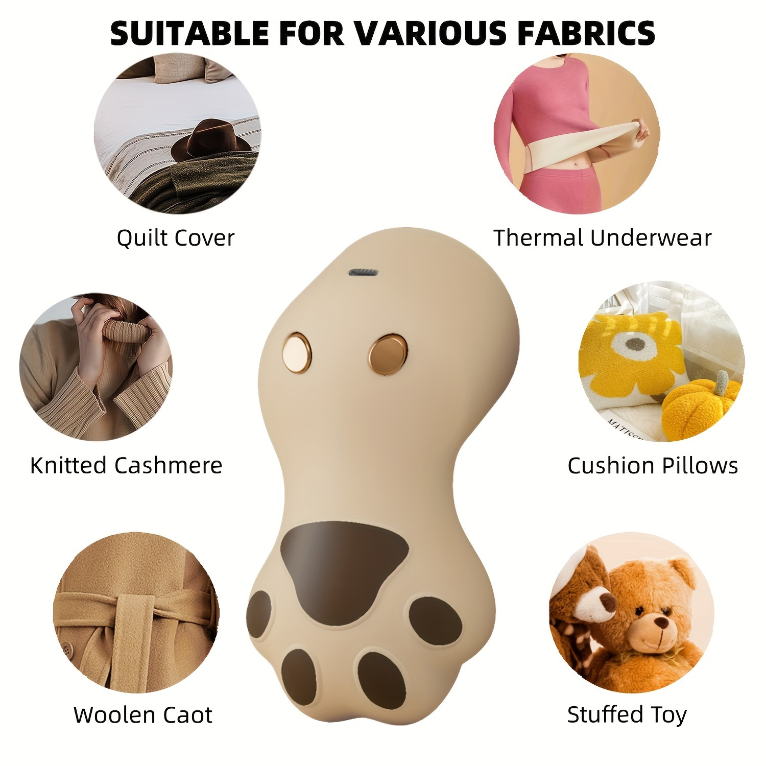 1 pièce Dissolvant portatif de peluche d'ABS, dissolvant