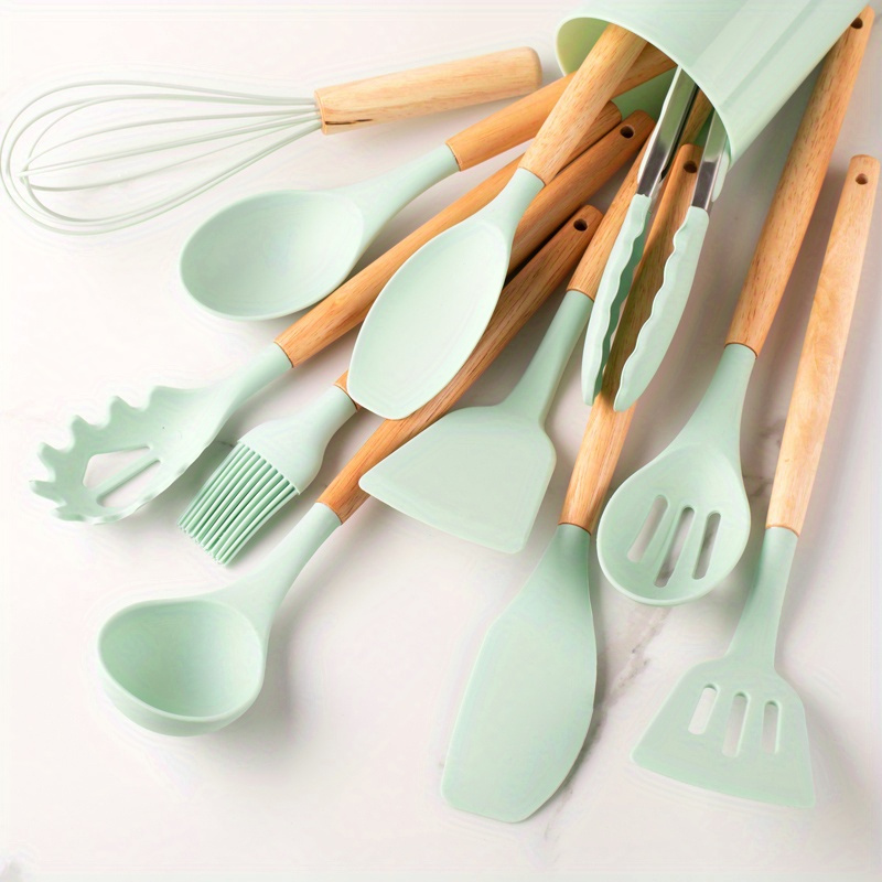 8 -Piece Silicone Cooking Spoon Set