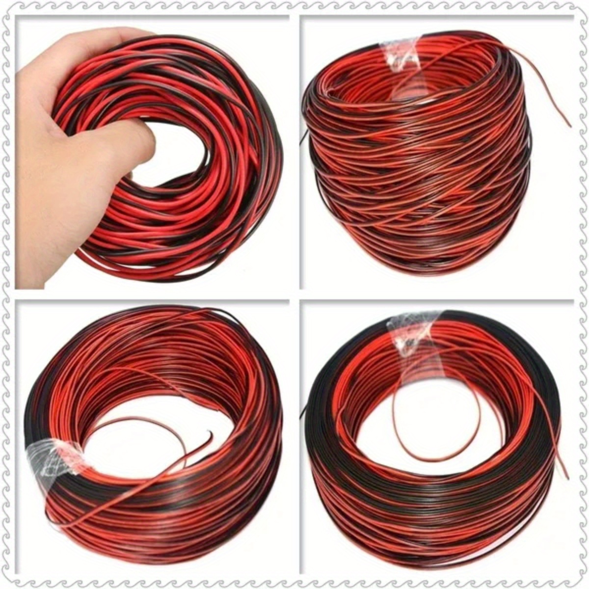  NZNB Cable eléctrico de 2 núcleos o 3 núcleos retro cable de  cáñamo cable eléctrico de tela DIY Vintage lámpara colgante cable trenzado  instalaciones eléctricas (color: 3 núcleos, longitud: 164.0 ft) 