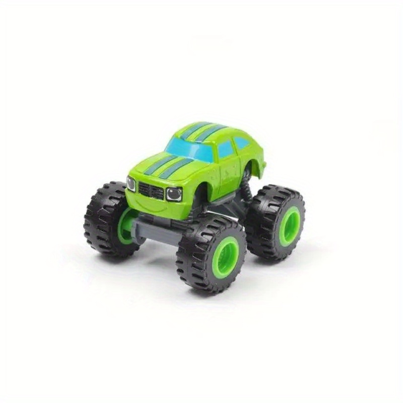 6Pcs Set Children Cartoon Machines Blaze Model Russian Classic Vehicles  Toys Monster Truck Racer Figure Kids Game Cars Gifts