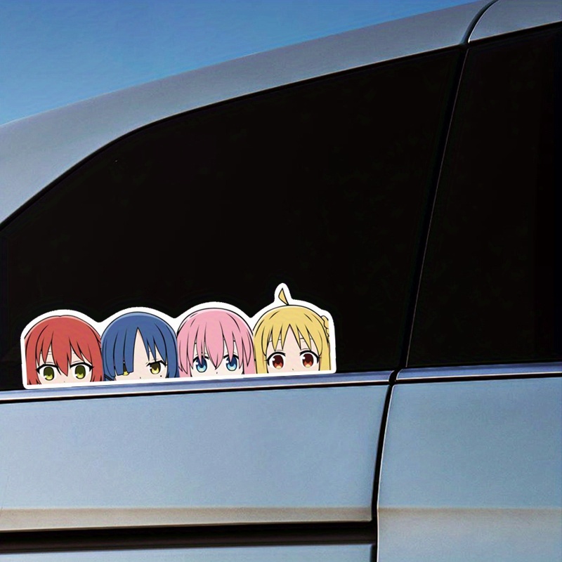 Cheerleader Peeker Car Sticker Anime Decal Cartoon Graffiti Peek Sticker -  Auto - Temu Italy