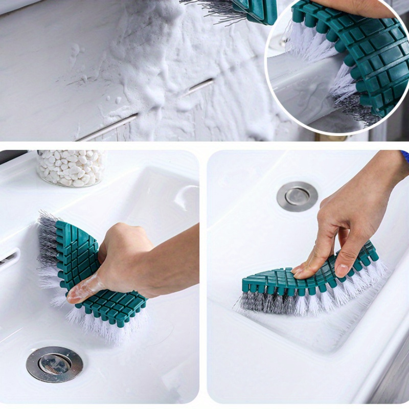 Crevice Brush Hard Bristle Corner Brush Cleaning Brush Toilet Washbasin  Sink Tile Brush Hard Bristle Brush Factory Direct Supply - Temu