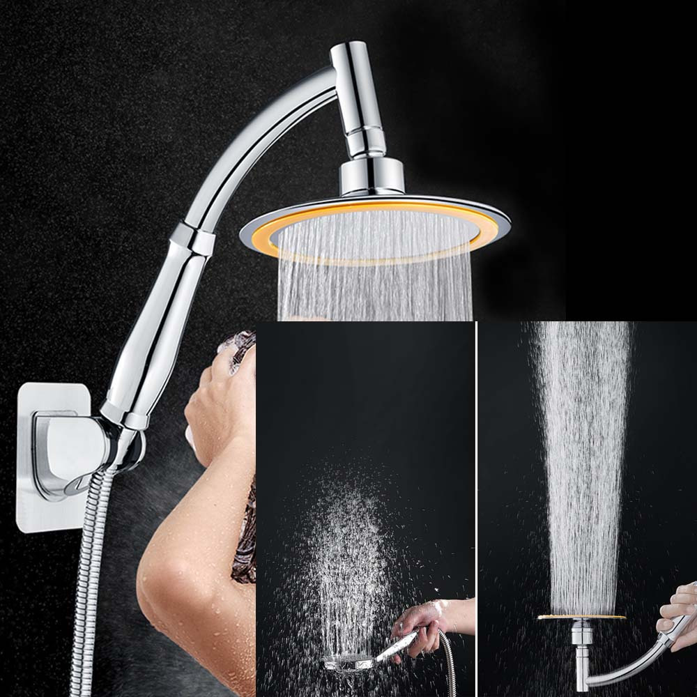 Bathroom Rain Shower Head High Pressure Large Handheld Spray - Temu