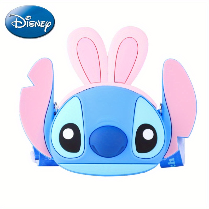 Disney-Bolso de peluche de Lilo & Stitch para niños, bandolera de felpa  Kawaii, bolso de