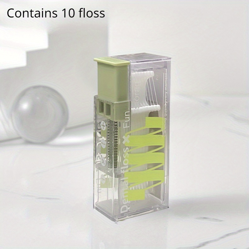 Automatic Dental Floss Storage Box Floss Dispenser Reusable Floss  Toothpicks Container Portable Teeth Flosser Pick Holder Tool - AliExpress